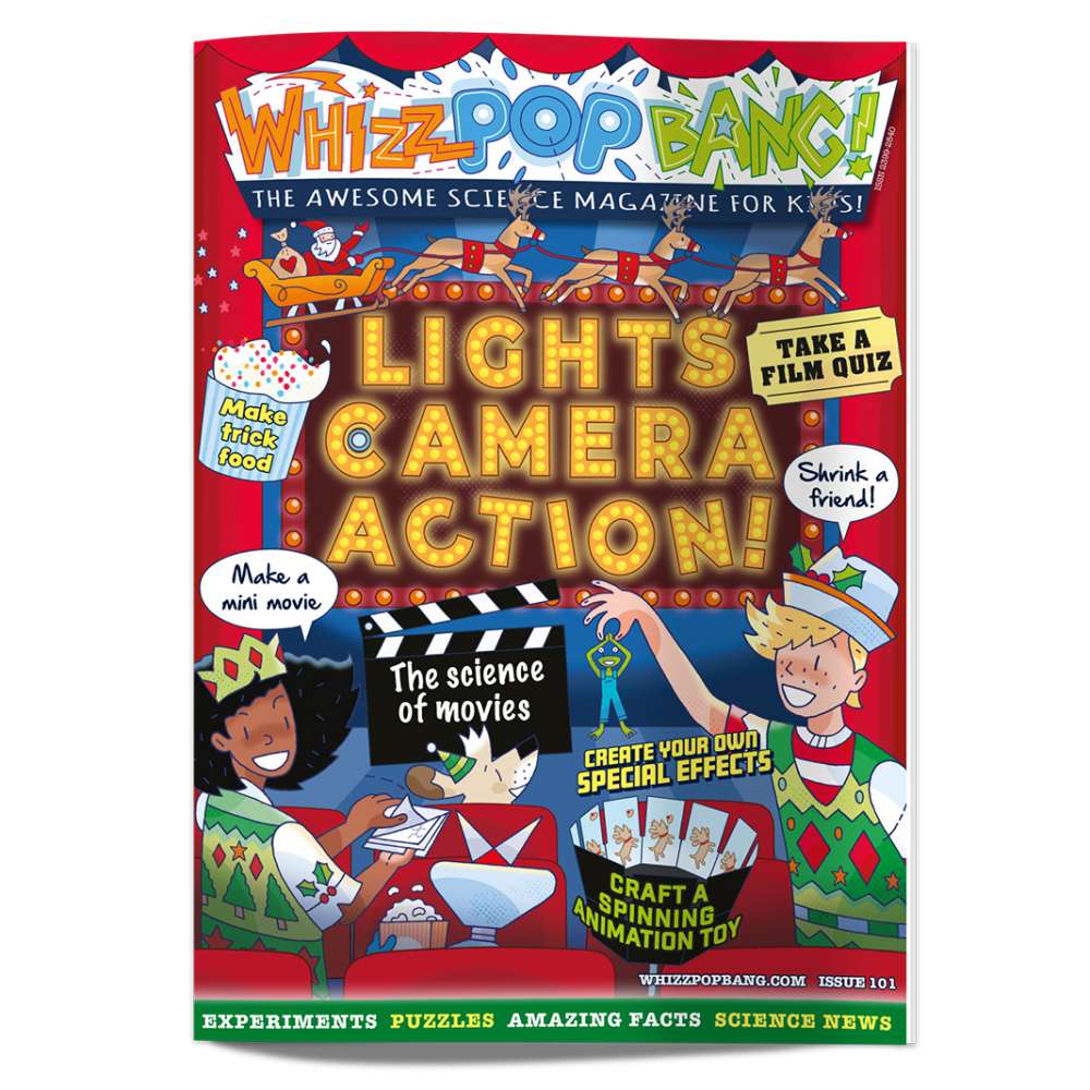 Science Magazine For Kids LIGHTS CAMERA ACTION Edition   Wpb101 P1 Cover 